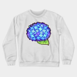 Blue Hydrangea Crewneck Sweatshirt